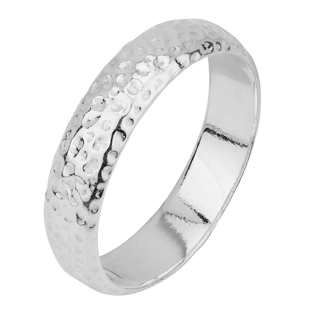 Sterling Silver Hammered Ring