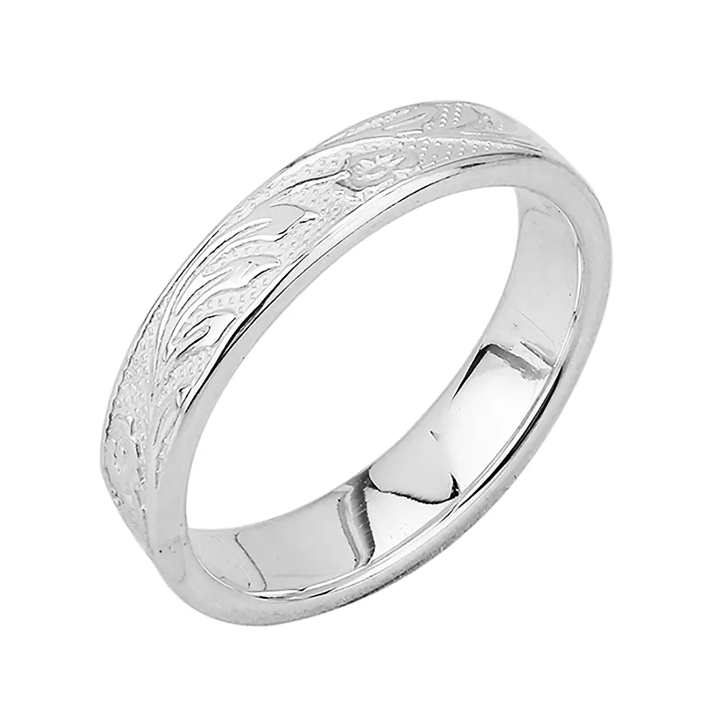 Sterling Silver Floral Ring