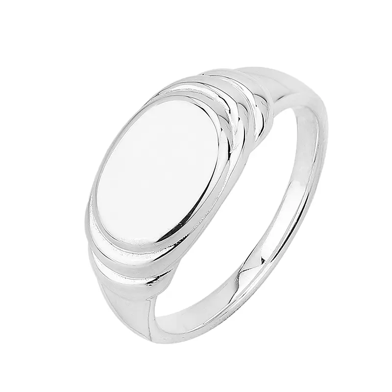 Oval Plate Signet Ring